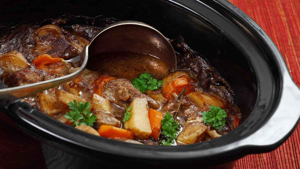 4 recetas con carne de TERNERA EN OLLA LENTA tipo Crock-Pot