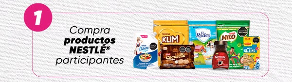 Reúne productos NESTLÉ® participantes