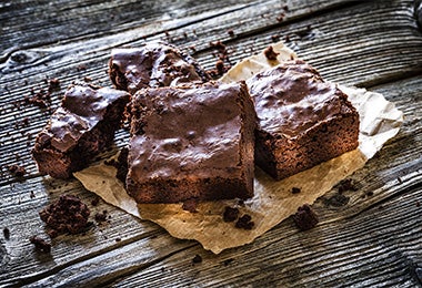 Brownies con harina de almendra, ideales para un gusto sin gluten