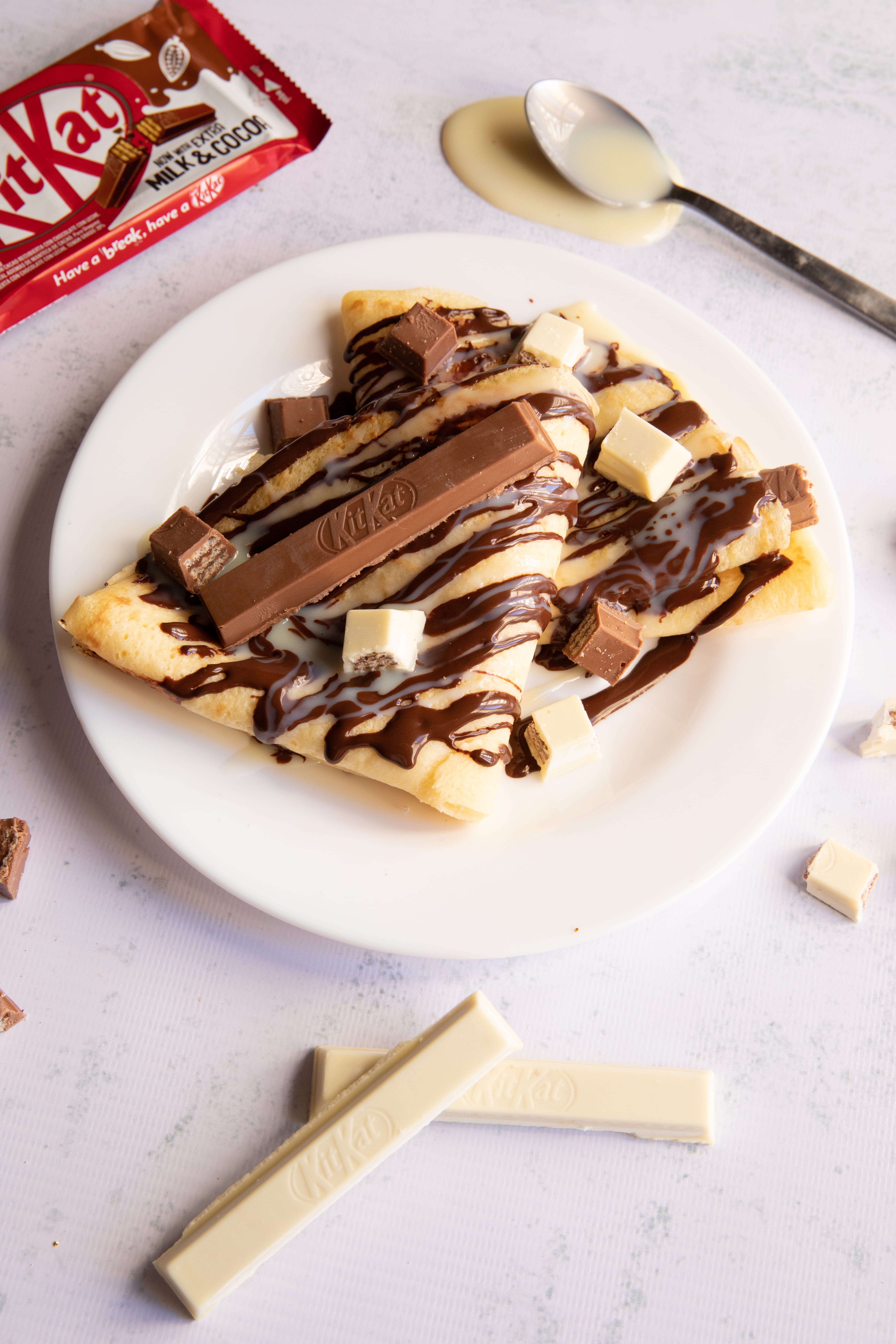 Receta de deliciosos Crepes KIT KAT® | Recetas Nestlé