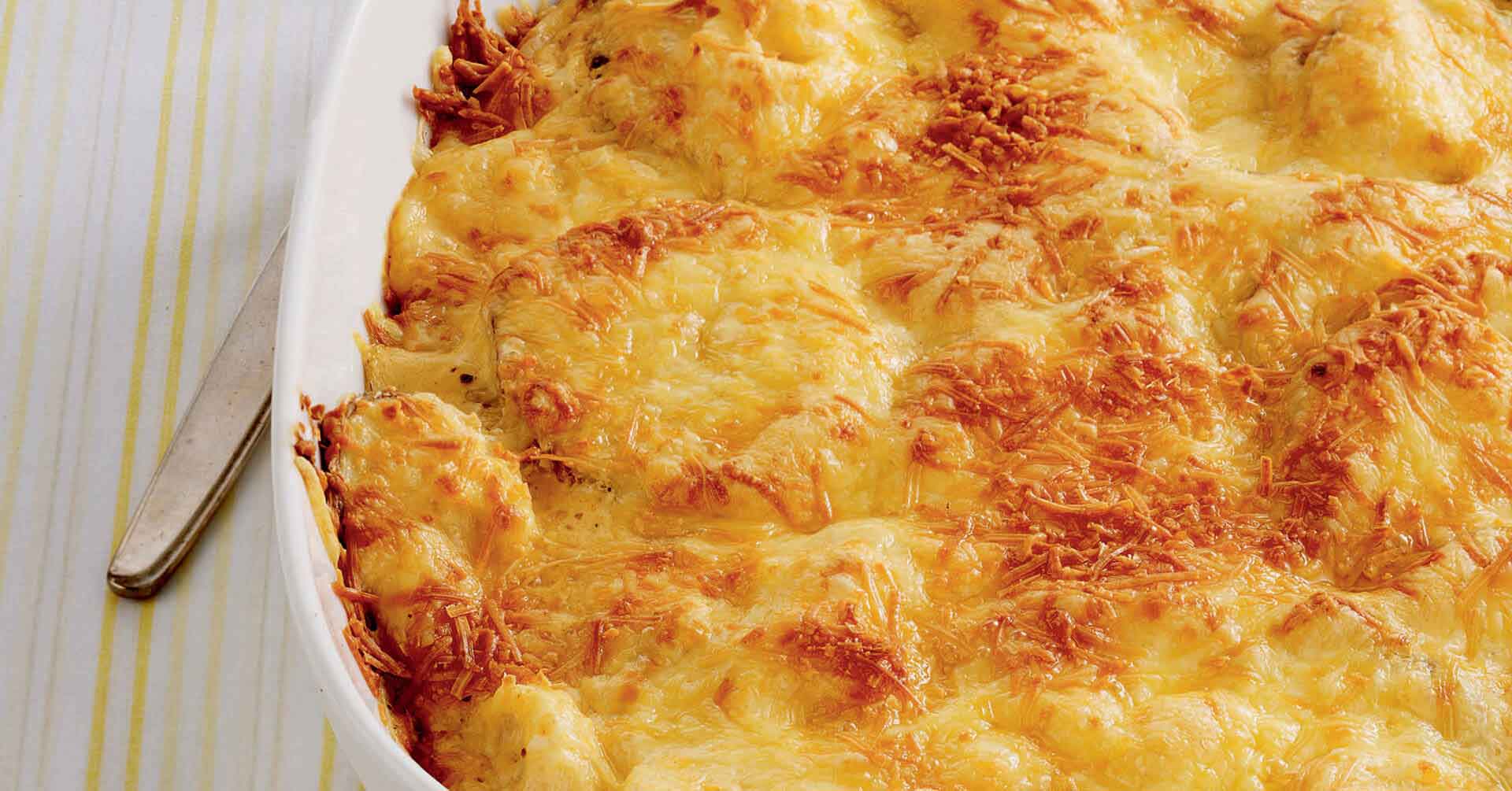 Gratinado de palmitos y papa | Recetas Nestlé | Recetas Nestlé