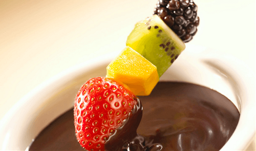 Receta de Fondue de chocolate: Una receta, mil posibilidades
