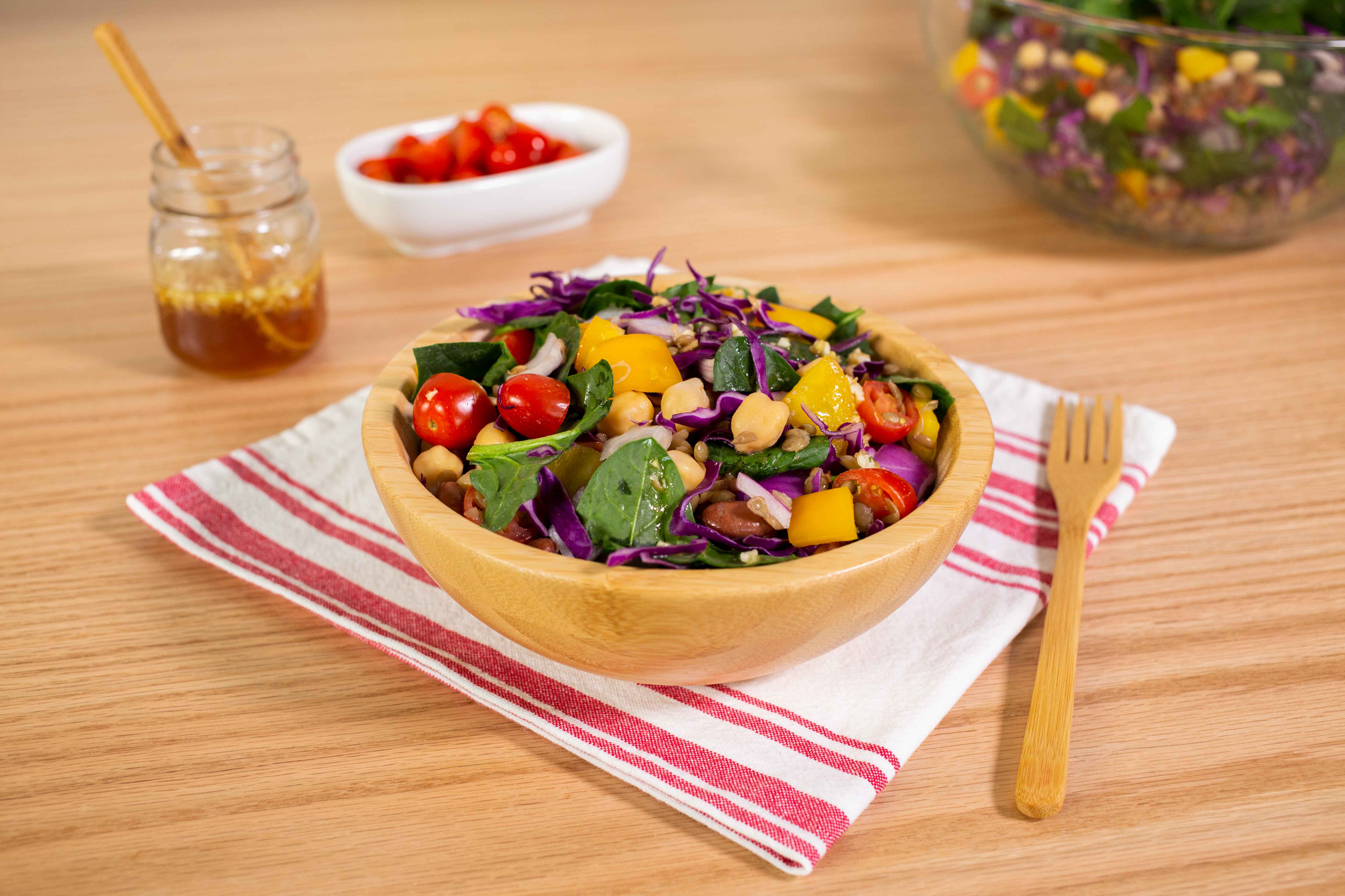 Nutritiva Ensalada De Lentejas Con Mango Recetas Nestlé