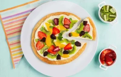 Pizza de frutas