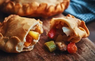 Receta fácil y rápida de empanada de vegetales y chía