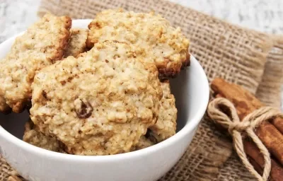 Galletas de leche condensada, avena y banano