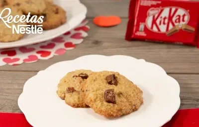 Galletas de Pistachos y KITKAT