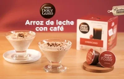 Arroz de leche con café