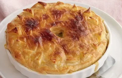 PASTEL DE ACELGAS, PALMITOS Y TOCINETA