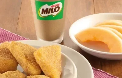 QUESITOS APANADOS ACOMPAÑADOS CON MILO® FRIO