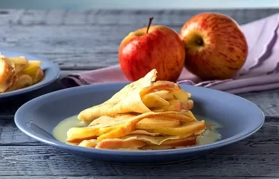 crepes de manzana