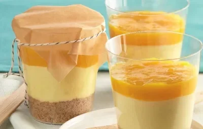 VASITOS DE CHEESECAKE CON MANGO