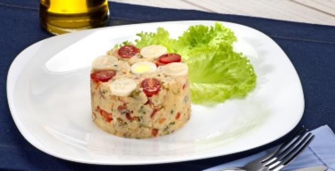 Ensalada de papa y atún con NUTREN Senior®