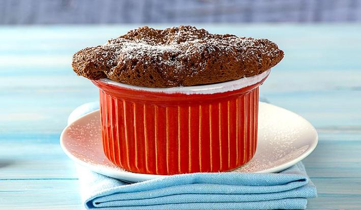 Soufflé de chocolate