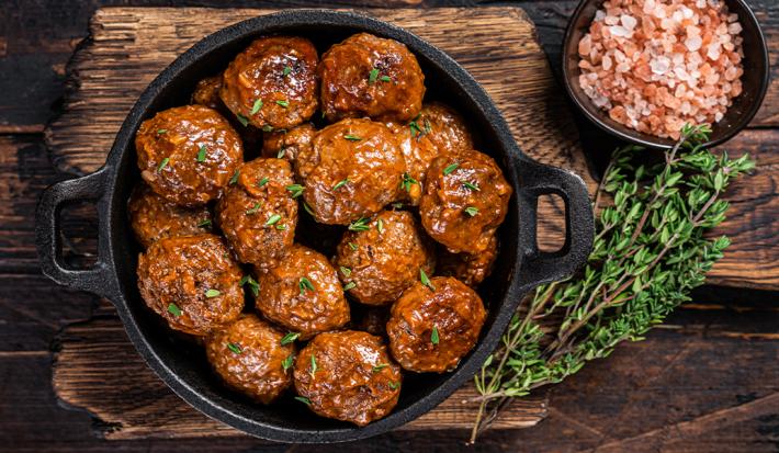 albondigas de carne con queso