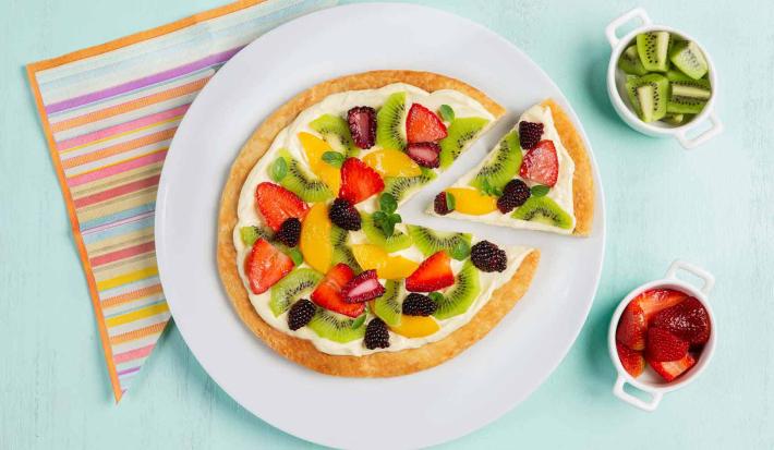 Pizza de frutas