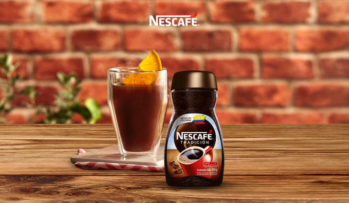 Naranjada nescafe