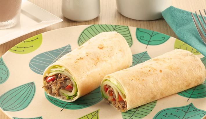 Wraps ropa vieja