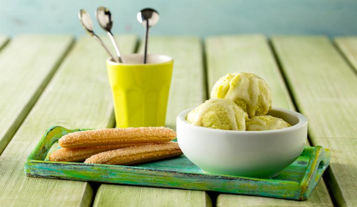 Helado de aguacate