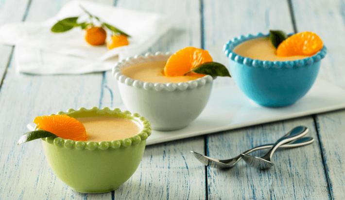 Pannacotta de mandarina