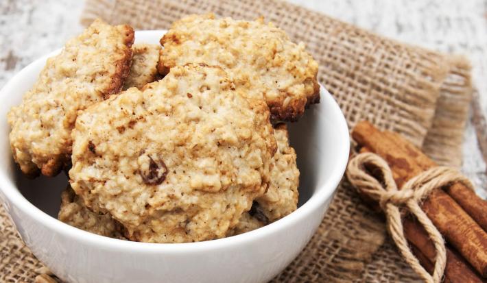 Galletas de leche condensada, avena y banano