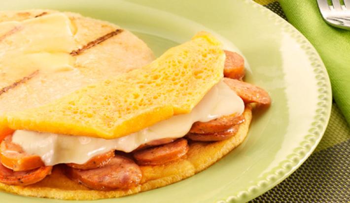 OMELETTE PAIPA ACOMPAÑADO CON MILO® CALIENTE