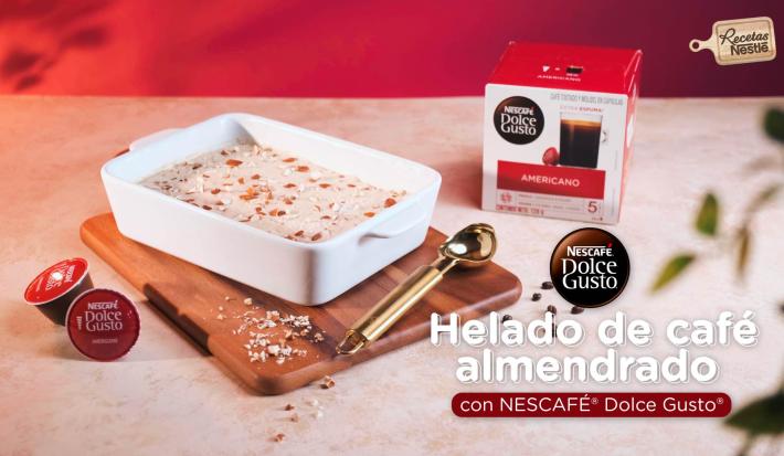 Helado de café almendrado con NESCAFÉ® Dolce Gusto®