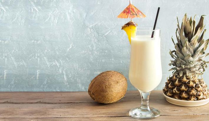 Receta de batido de coco, vainilla y piña