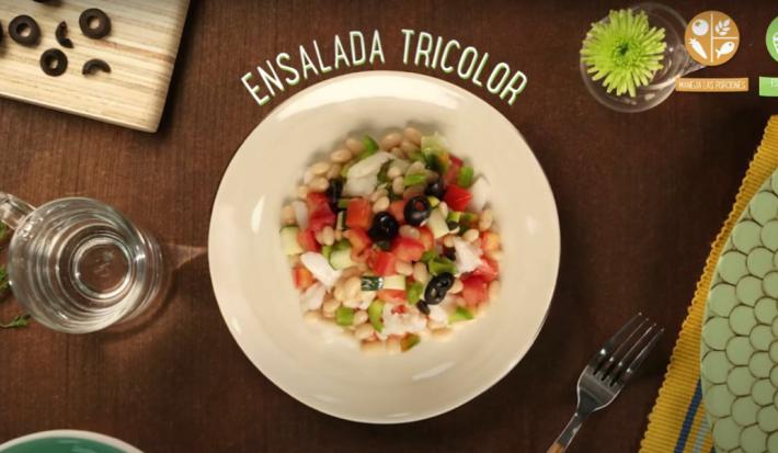 Ensalada tricolor