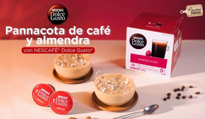 Pannacota de café y almendra con NESCAFÉ® Dolce Gusto®