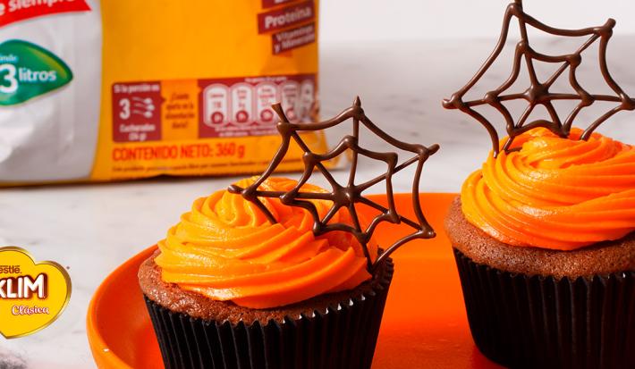 Cup cake de Chocolate para Halloween